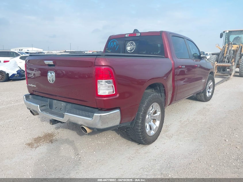 Vin: 1c6rreft7kn596779, lot: 45276050, ram 1500 big horn/lone star  4x2 5'7 box 20194