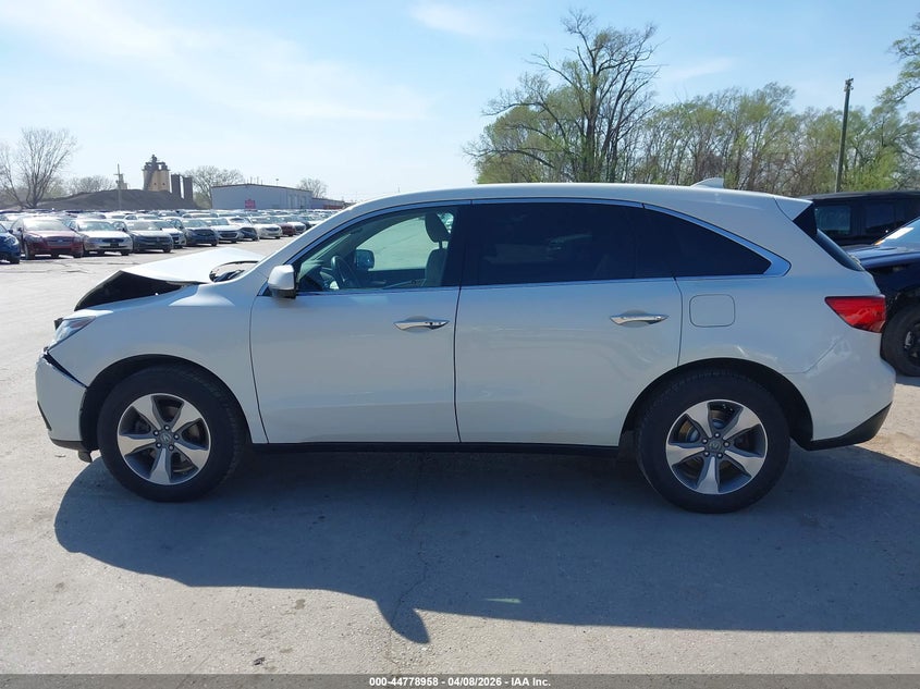 2014 Acura Mdx VIN: 5FRYD4H2XEB026729 Lot: 44778958