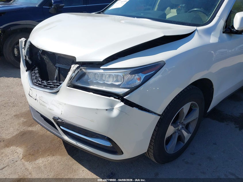 2014 Acura Mdx VIN: 5FRYD4H2XEB026729 Lot: 44778958