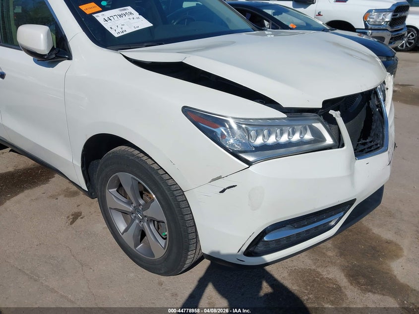 2014 Acura Mdx VIN: 5FRYD4H2XEB026729 Lot: 44778958