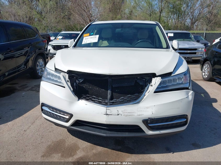 2014 Acura Mdx VIN: 5FRYD4H2XEB026729 Lot: 44778958