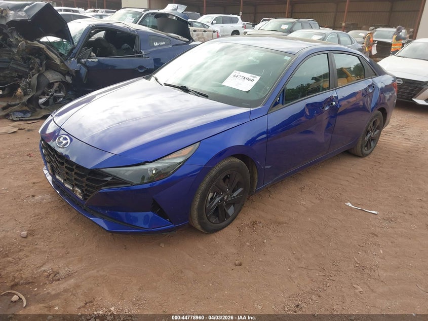 VIN 5NPLM4AG3MH004525 2021 HYUNDAI ELANTRA SEL