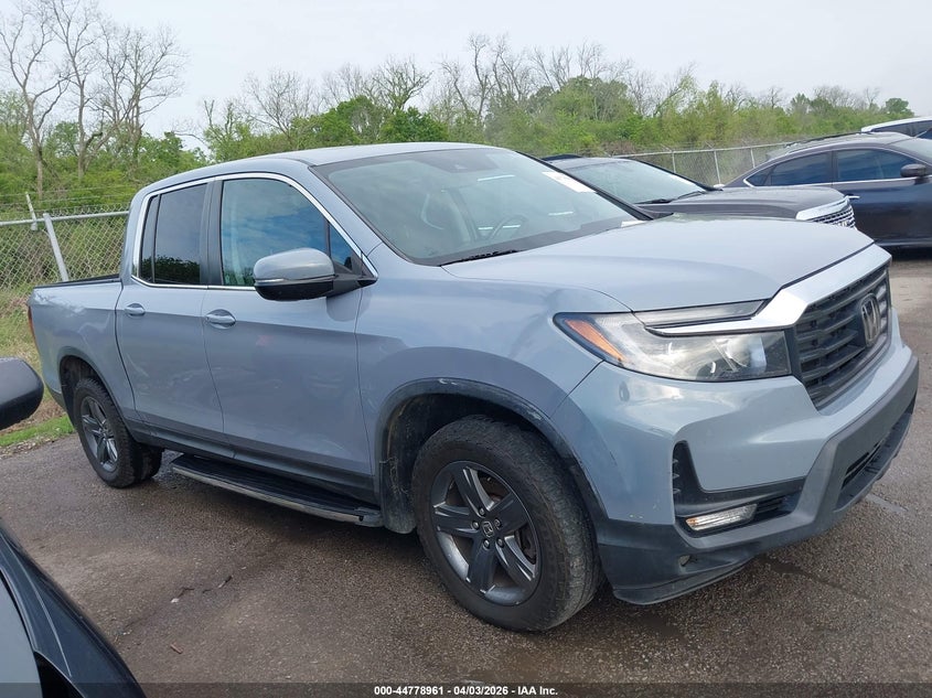 2022 Honda Ridgeline Rtl VIN: 5FPYK3F59NB031670 Lot: 44778961