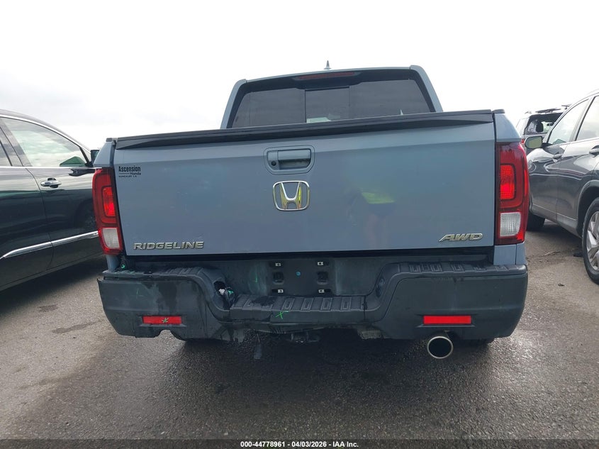 2022 Honda Ridgeline Rtl VIN: 5FPYK3F59NB031670 Lot: 44778961
