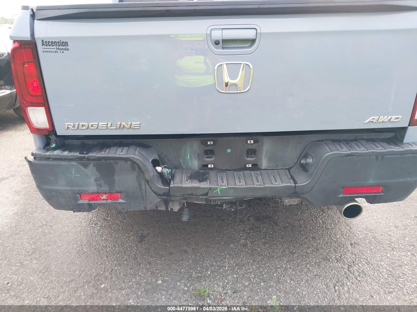 2022 Honda Ridgeline Rtl VIN: 5FPYK3F59NB031670 Lot: 44778961