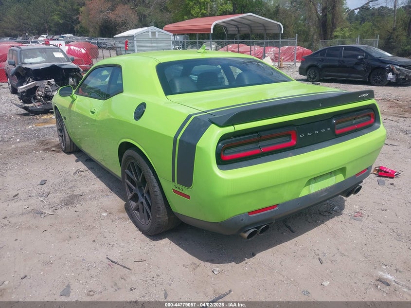 Vin: 2c3cdzfj3fh736784, lot: 45276305, dodge challenger r/t scat pack 20153