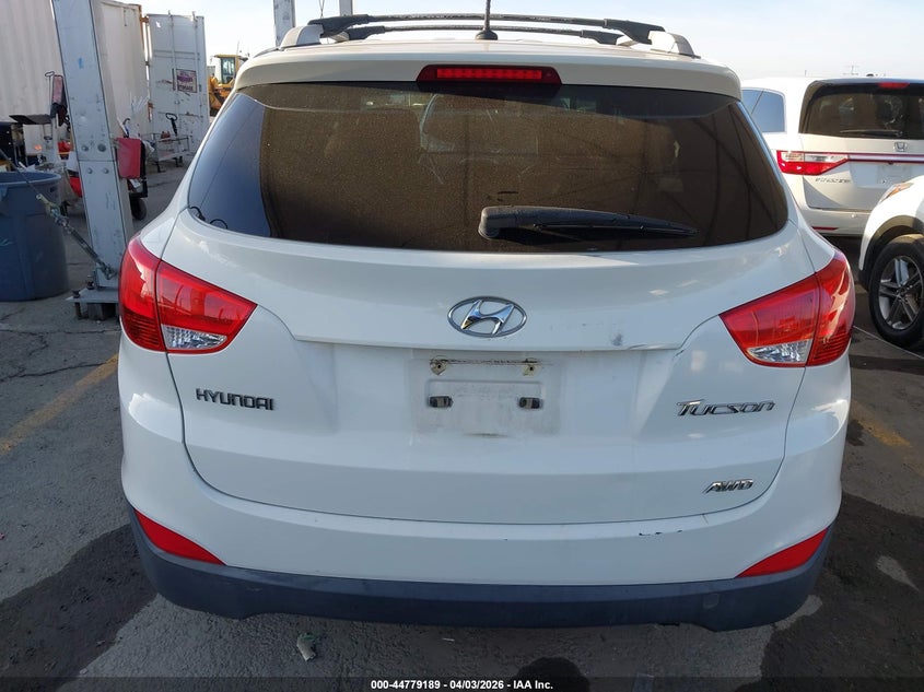 2012 Hyundai Tucson 2.4 Gls white Lot 111044779189 Vin KM8JUCAC3CU500214