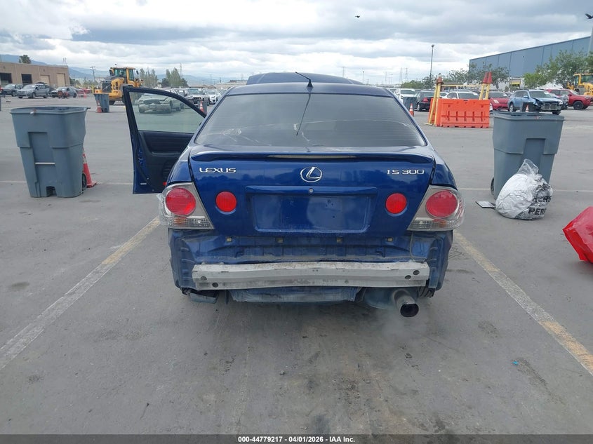 2001 Lexus Is 300 VIN: JTHBD182310002088 Lot: 44779217