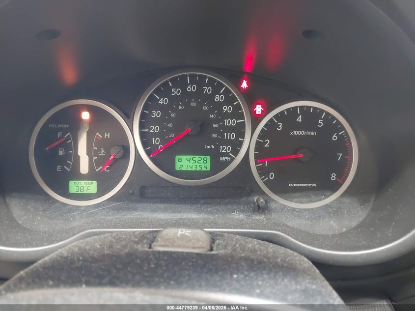 2006 Subaru Impreza Outback Sport VIN: JF1GG68656H808981 Lot: 44779239