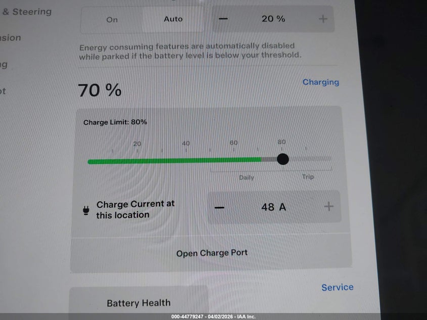 2022 Tesla Model S Dual Motor All-Wheel Drive VIN: 5YJSA1E57NF489831 Lot: 44779247