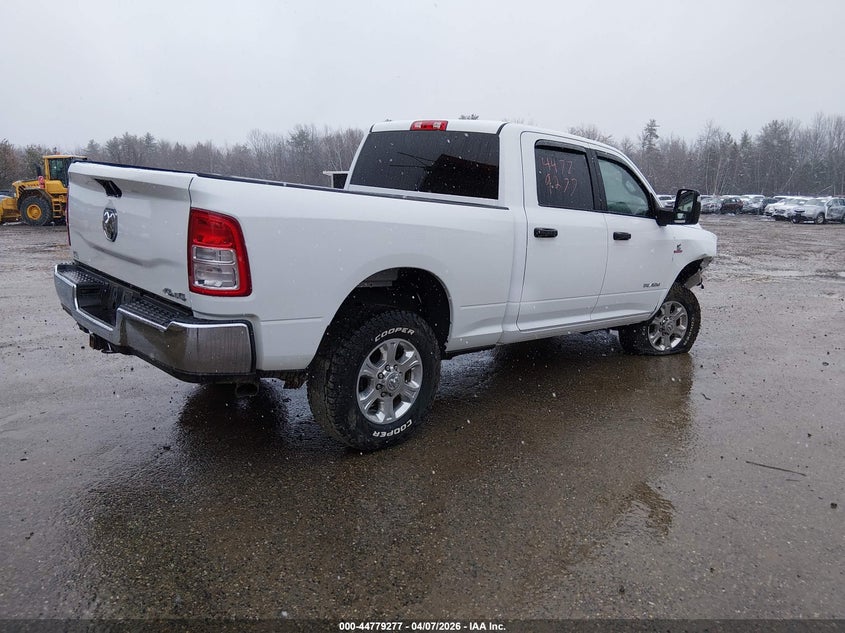 Vin: 3c6ur5dlxpg590150, lot: 45276525, ram 2500 big horn  4x4 6'4 box 20234