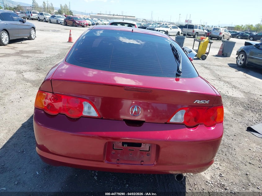 2002 Acura Rsx VIN: JH4DC54822C025357 Lot: 44779290