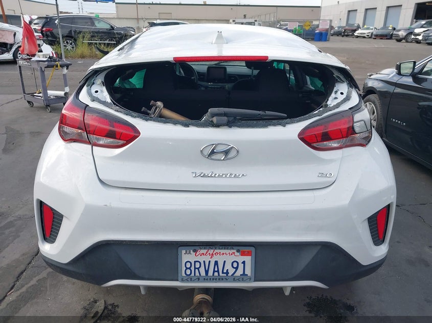 2020 Hyundai Veloster 2.0 VIN: KMHTG6AF8LU030788 Lot: 44779322