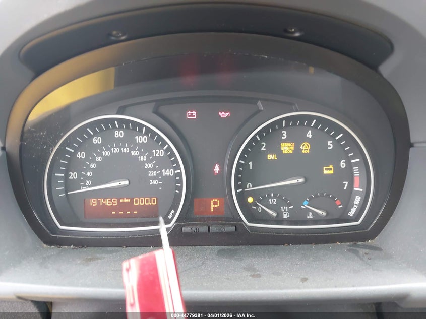 2004 BMW X3 2.5I VIN: WBXPA73444WB26177 Lot: 44779381