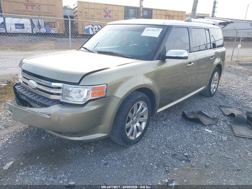 2FMGK5DC0CBD19052 2012 Ford Flex 3.5 Limited green