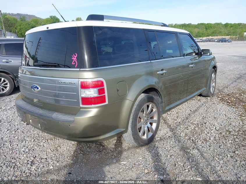 2FMGK5DC0CBD19052 2012 Ford Flex 3.5 Limited green