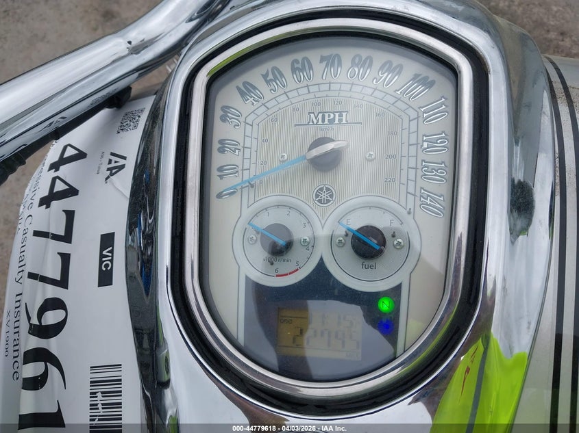 2009 Yamaha Xv1900 Ct VIN: JYAVP22E09A008186 Lot: 44779618