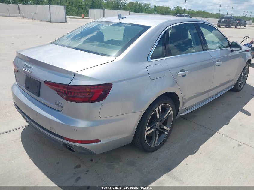 2018 Audi A4 2.0 2.0T Premium 2.0T Tech Premium silver Lot 111044779683 Vin WAUENAF42JA078862