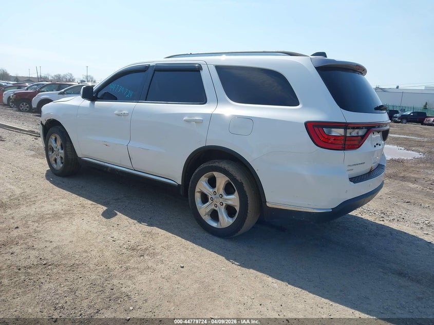 Vin: 1c4rdjdg1ec370808, lot: 45276972, dodge durango limited 20143
