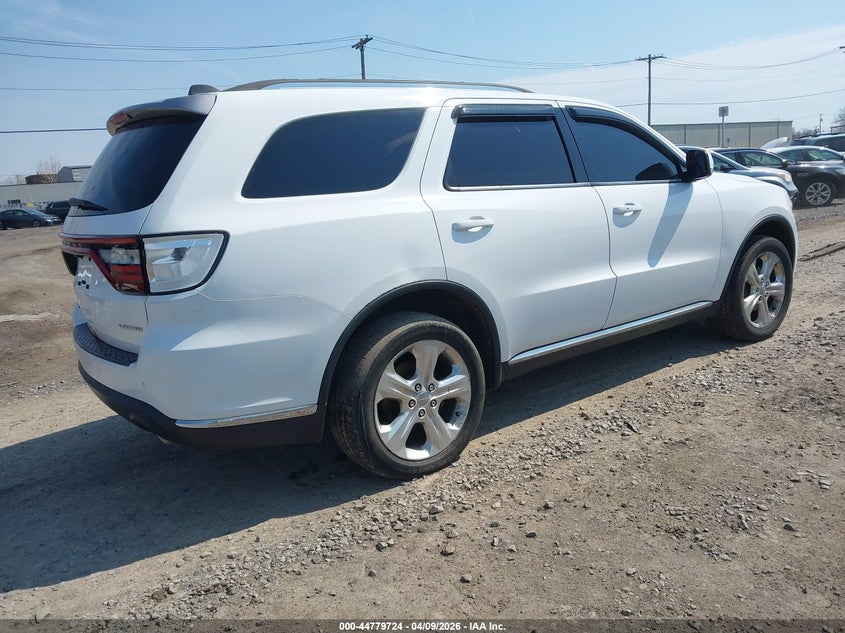 Vin: 1c4rdjdg1ec370808, lot: 45276972, dodge durango limited 20144