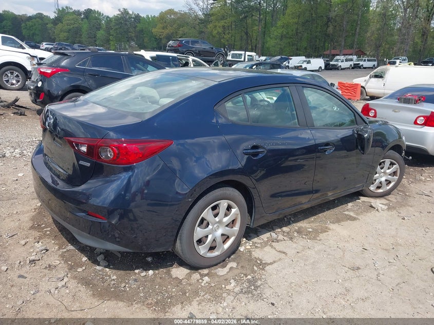Vin: 3mzbm1t79gm244021, lot: 45277107, mazda mazda3 i sport 20164
