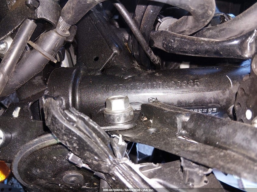 2024 Kawasaki Ex500 VIN: ML5EXGG10RDA26965 Lot: 44780003