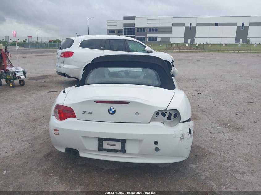 2008 BMW Z4 3.0I VIN: 4USBU33528LW75987 Lot: 44780040