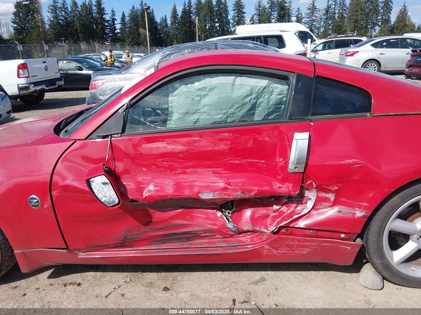 2003 Nissan 350Z Touring VIN: JN1AZ34E63T006411 Lot: 44780077