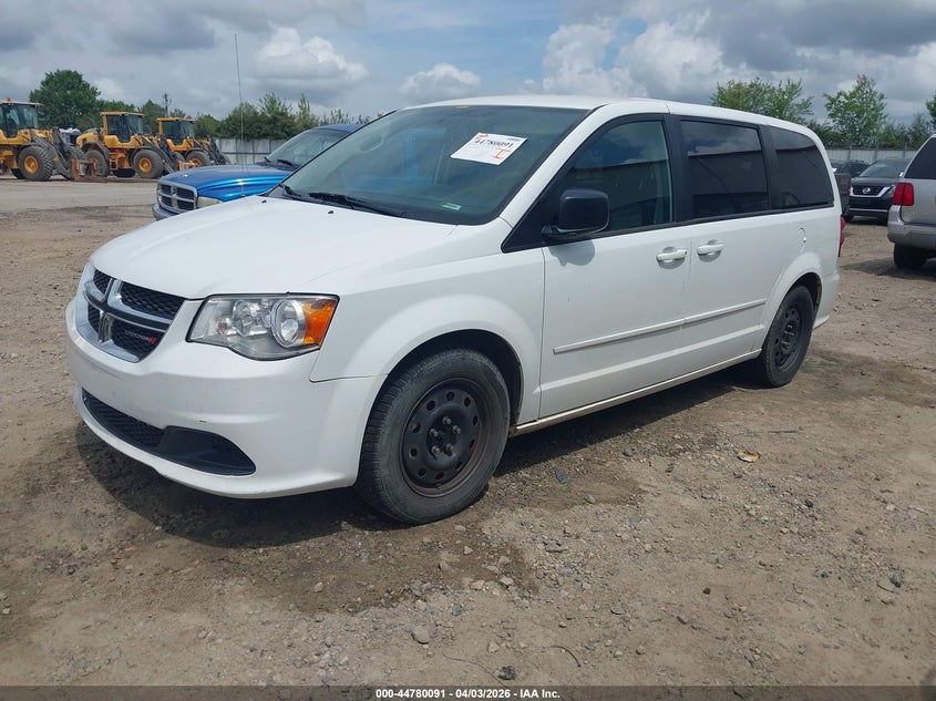 Vin: 2c4rdgbg6hr848934, lot: 45277339, dodge grand caravan se 20172