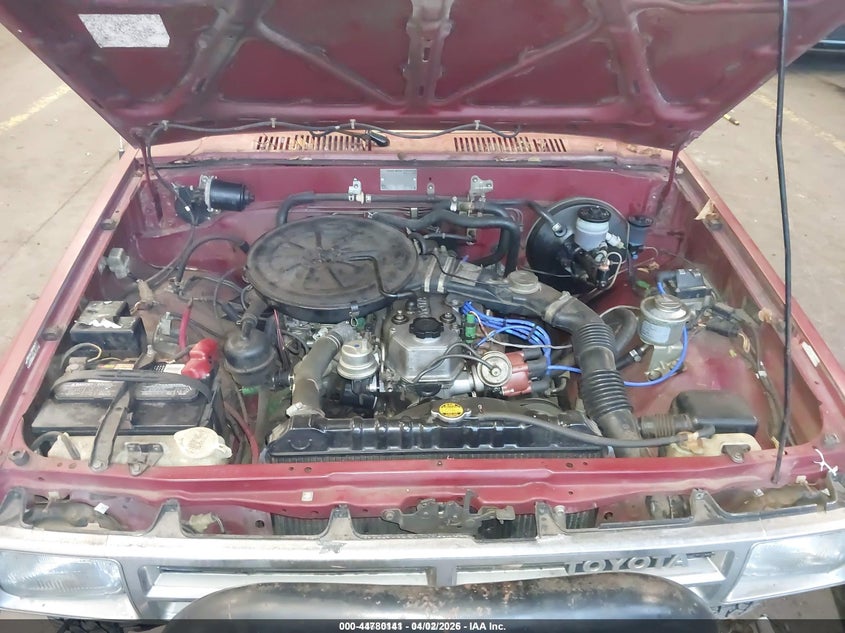 1987 Toyota Pickup Xtracab Rn67 Dlx VIN: JT4RN67D9H5073564 Lot: 44780141