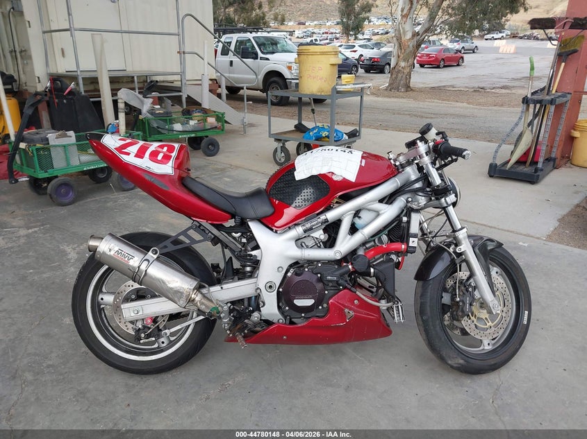 2001 Suzuki Sv650 S VIN: JS1VP52A612104593 Lot: 44780148