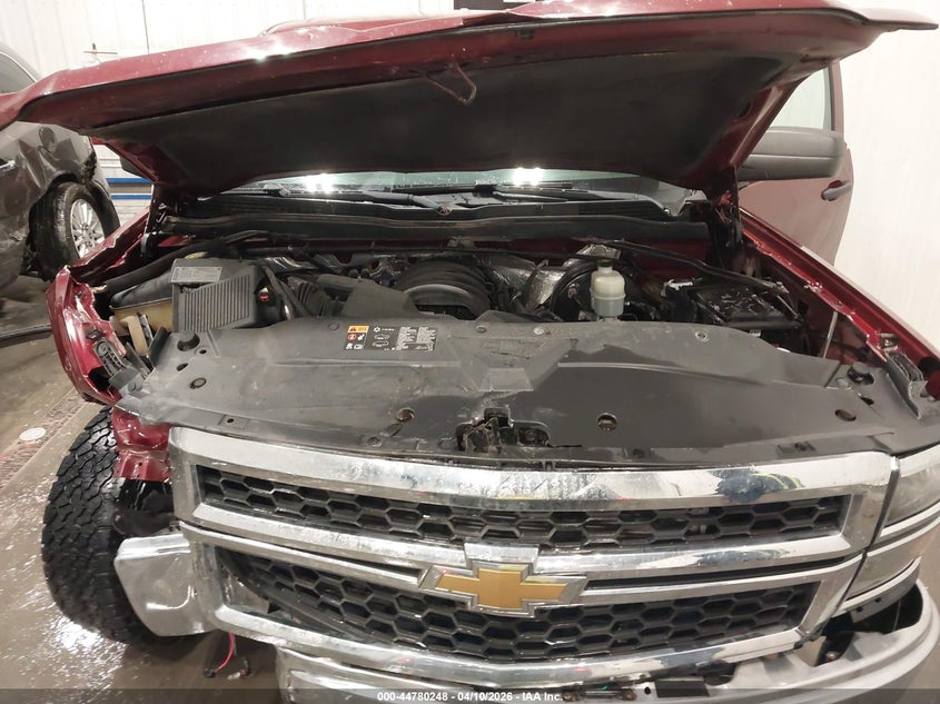 2014 Chevrolet Silverado 5.3 Work Truck 2wt Red Lot 111044780248 Vin 3GCUKPEC5EG365347