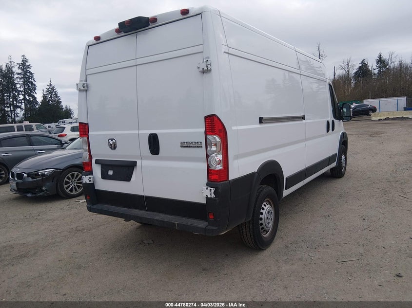 2025 Ram Promaster 2500 Tradesman High Roof 159 Wb W/Pass Seat