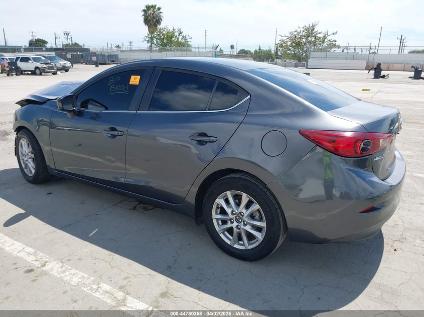Vin: jm1bm1u77g1303467, lot: 45277616, mazda mazda3 i sport 20163
