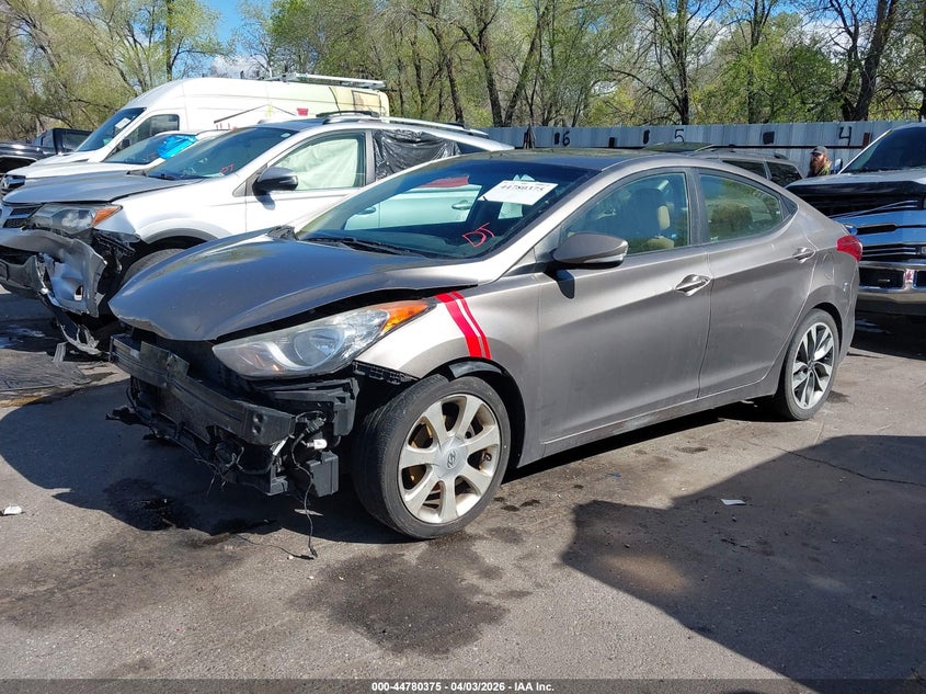 2012 Hyundai Elantra Limited 5NPDH4AE5CH097411 photo 1