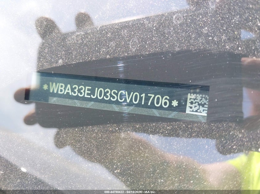 2025 BMW 760I xDrive VIN: WBA33EJ03SCV01706 Lot: 44780422