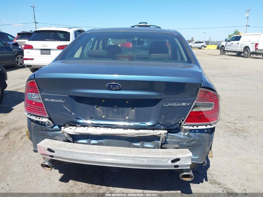 2005 Subaru Legacy 2.5I VIN: 4S3BL616X57200498 Lot: 44780474