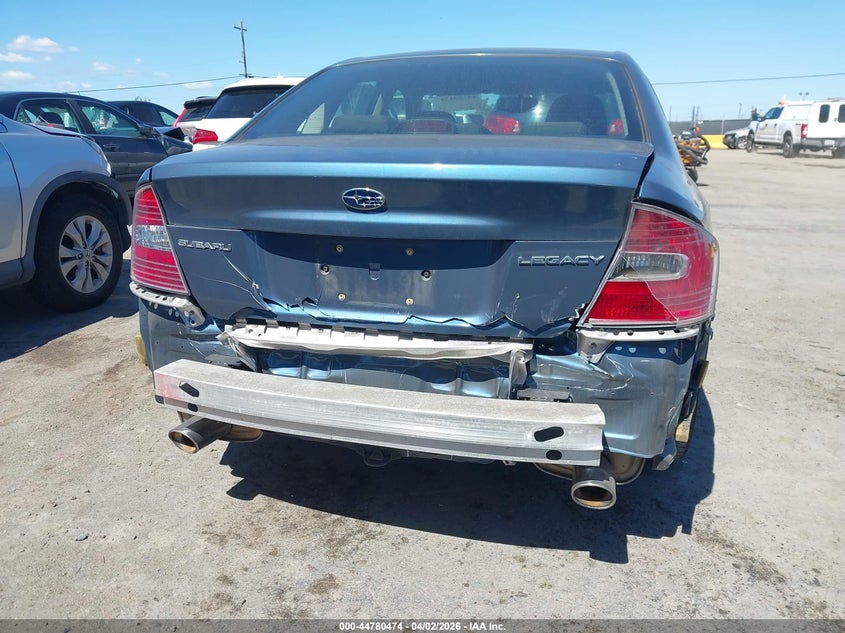 2005 Subaru Legacy 2.5I VIN: 4S3BL616X57200498 Lot: 44780474
