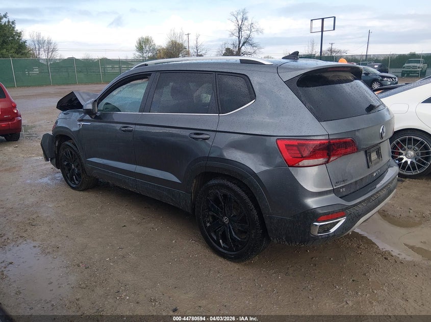 VOLKSWAGEN TAOS 2022 VIN 3VVYX7B25NM042885
