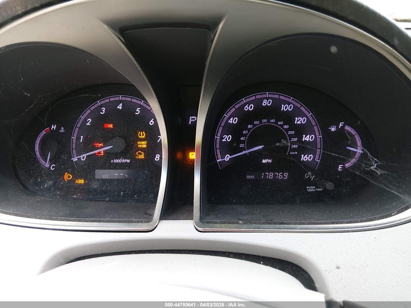 2011 Toyota Avalon Limited VIN: 4T1BK3DBXBU382397 Lot: 44780641