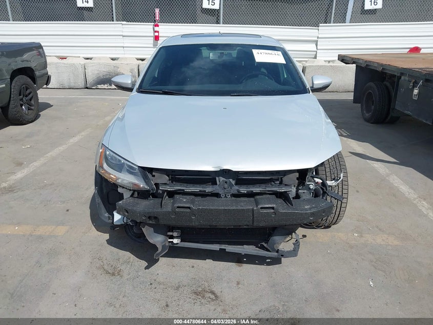 2012 Volkswagen Jetta 2.0 Gli Autobahn W/Nav silver Lot 111044780644 Vin 3VW4A7AJ3CM463716