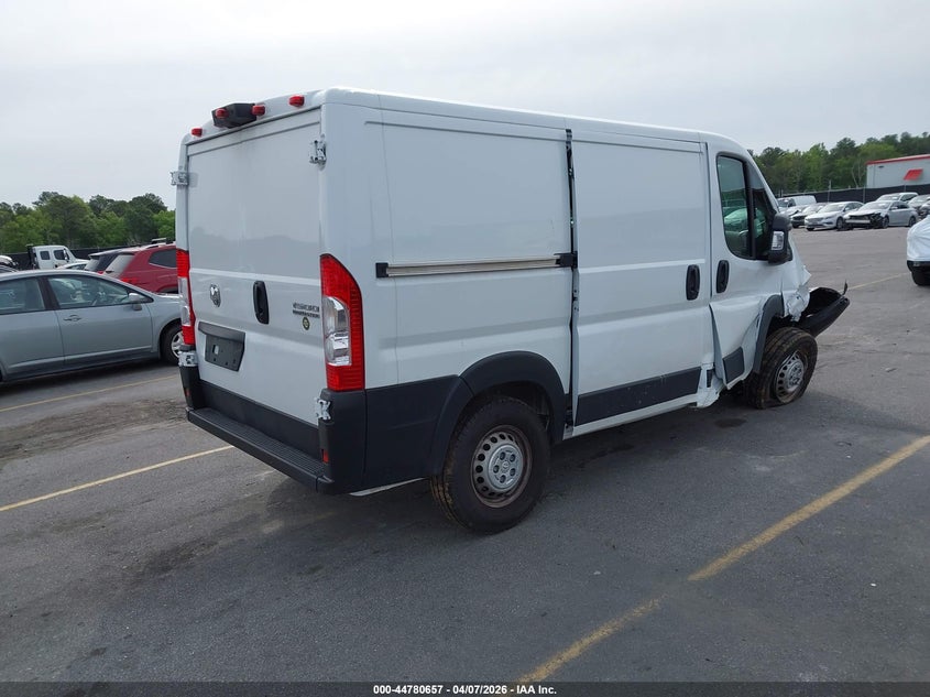 Vin: 3c6lrvng4se505921, lot: 45277905, ram promaster 1500 tradesman low roof 118 wb w/pass seat 20254