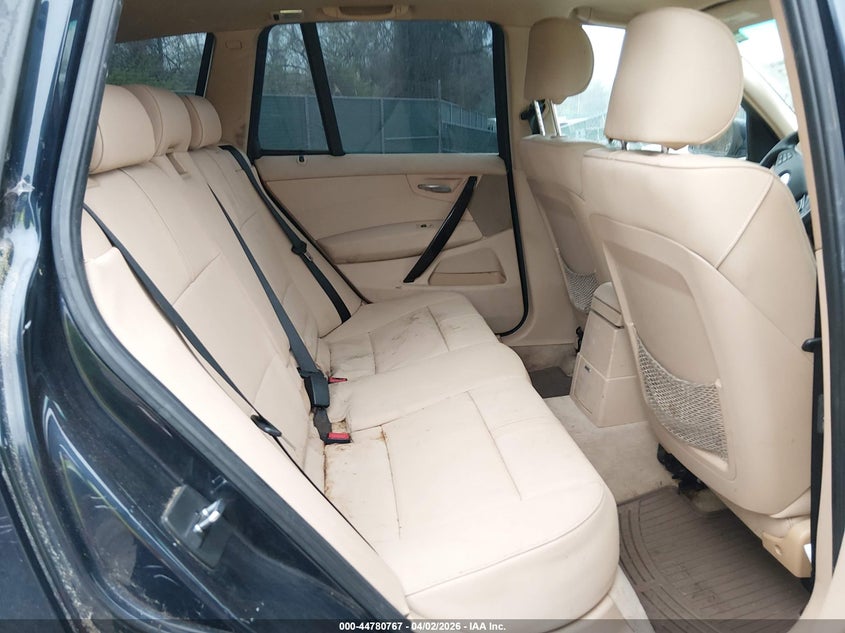 2007 BMW X3 3.0Si VIN: WBXPC93487WF08500 Lot: 44780767