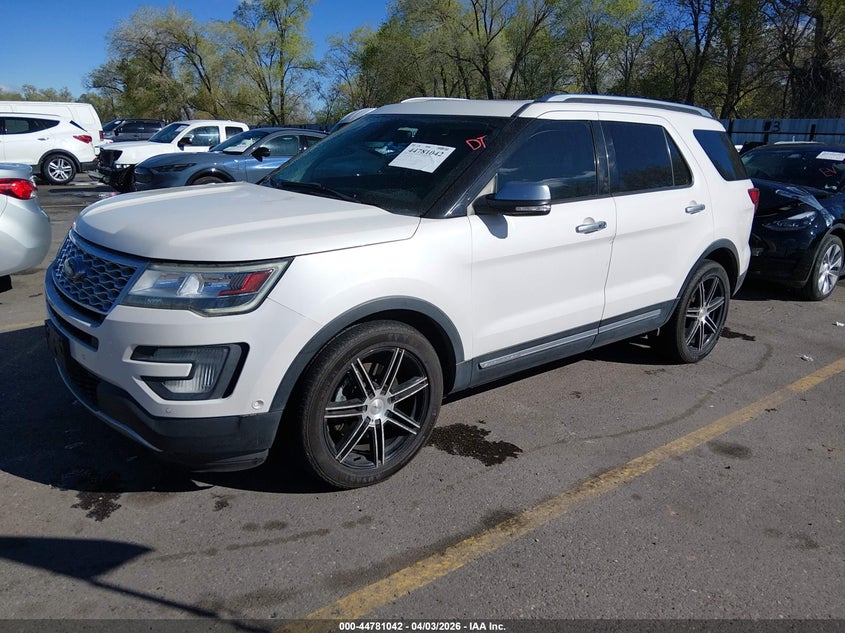 Vin: 1fm5k8ht7hgc05830, lot: 45278290, ford explorer platinum 20172