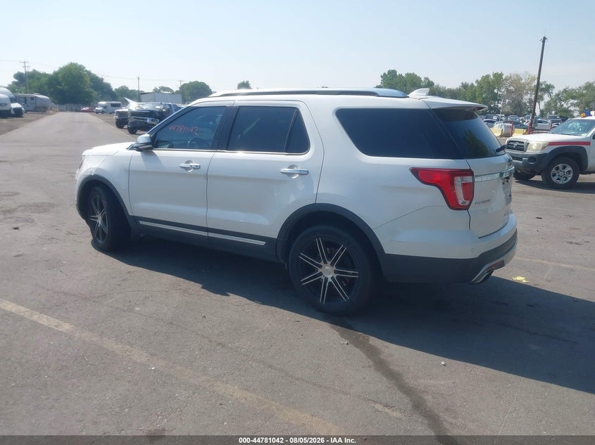 Vin: 1fm5k8ht7hgc05830, lot: 45278290, ford explorer platinum 20173