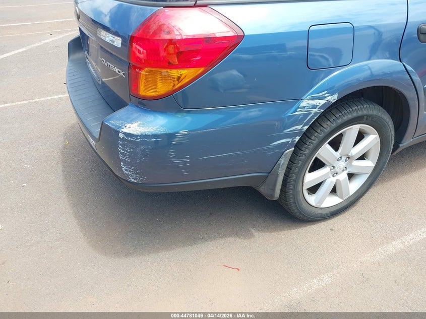 2006 Subaru Outback 2.5I VIN: 4S4BP61C666310610 Lot: 44781049