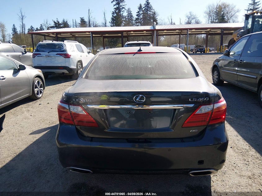 2010 Lexus Ls 460 VIN: JTHCL5EF1A5005502 Lot: 44781065