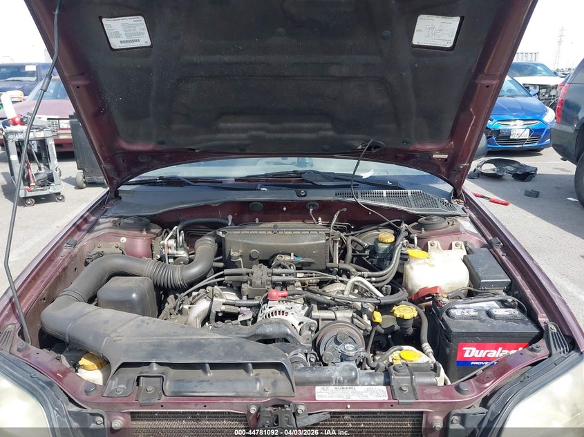 2000 Subaru Outback VIN: 4S3BH6755Y7603390 Lot: 44781092