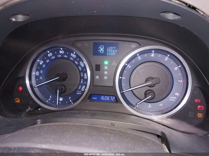 2012 Lexus Is 250 VIN: JTHBF5C20C5161732 Lot: 44781166