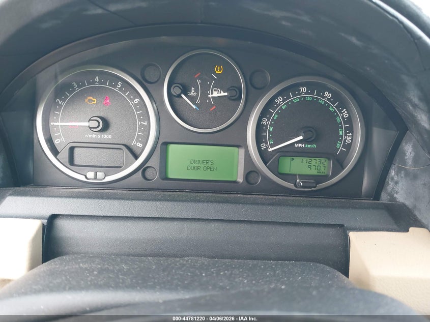 2006 Land Rover Lr3 V8 Se VIN: SALAE25496A403905 Lot: 44781220